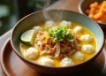 Resep Bubur Kuah Opor Gurih dan Menghangatkan