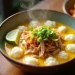 Resep Bubur Kuah Opor Gurih dan Menghangatkan
