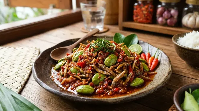 Resep Sambal Petai dan Ikan Teri Pedas yang Membuat Ketagihan