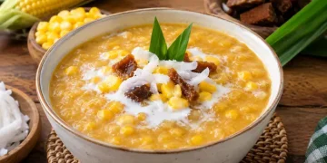 Resep Mudah Bubur Jagung Tradisional Gula Merah
