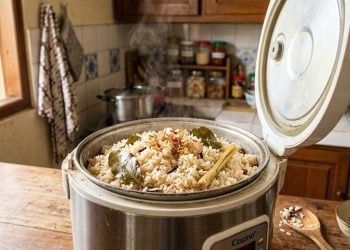 Resep Nasi Uduk Sederhana 5 Bahan yang Gurih dan Praktis menggunakan Magic Com