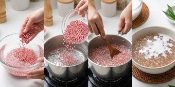 Cara Membuat Bubur Mutiara yang Kenyal dan Tidak Menggumpal