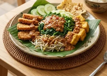 Resep Pecel Tahu Tempe Pedas Gurih dan Menggugah Selera