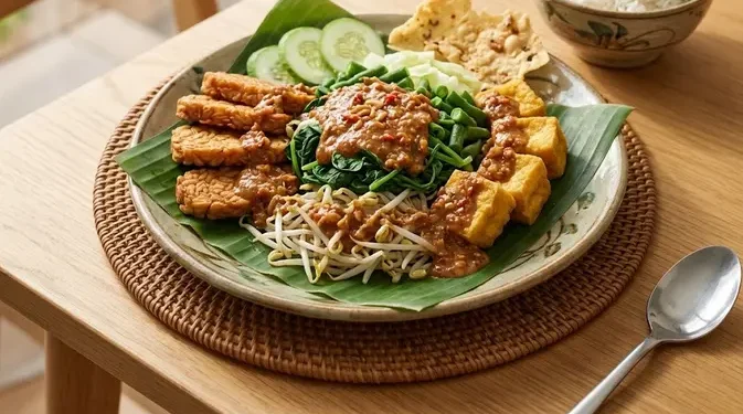 Resep Pecel Tahu Tempe Pedas Gurih dan Menggugah Selera
