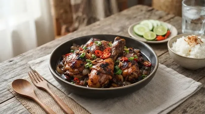 Resep Ayam Kecap Pedas Manis Bumbu Meresap untuk Menu Keluarga yang Lezat