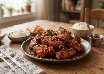 Resep Sayap Ayam Korea Tanpa Oven, Renyah dan Gurih dengan Saus Pedas Manis