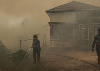 Masyarakat Palangka Raya Tercekik Asap Kebakaran Hutan dan Lahan