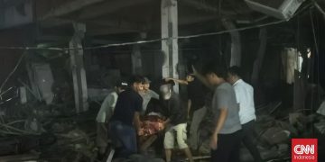 Ledakan di Pasar Cimanggis Ciputat, delapan warga mengalami luka-luka