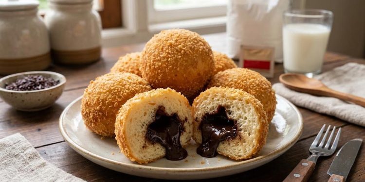 Resep Roti Goreng Isi Cokelat Empuk Tanpa Mixer dan Tanpa Minyak
